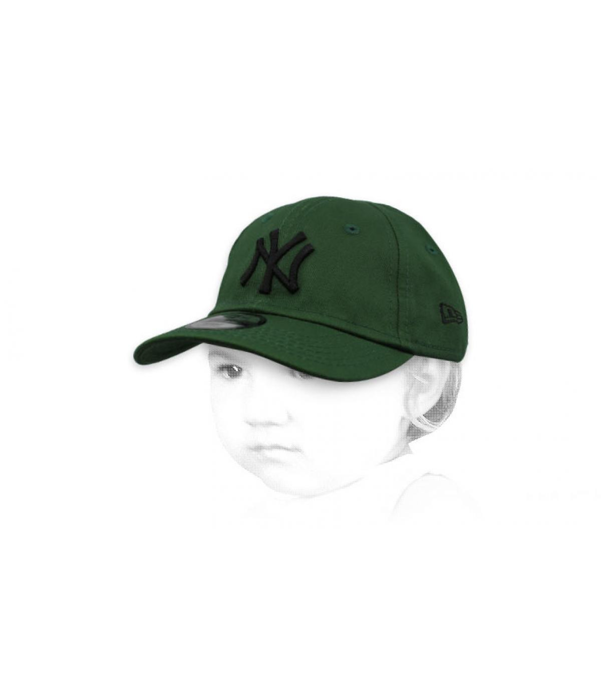 Berretta verde NY Infant League Ess NY green black